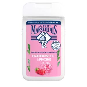 LE PETIT MARSEILLAIS Crème de douche 250ml, Framboise Bio & Pivoine