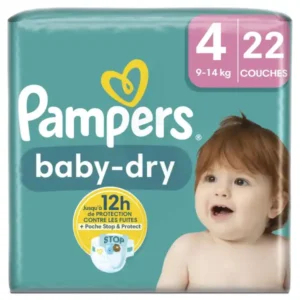 PAMPERS Baby-Dry T4 x 22 couches