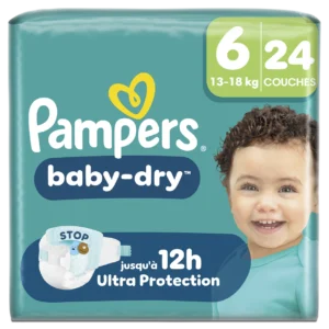PAMPERS Baby-Dry T6 x24 couches