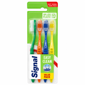 SIGNAL 4 Brosses à dents, Souplesse Soft