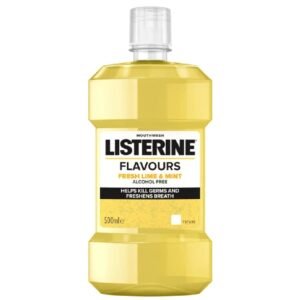 LISTERINE Bain de bouche 500ml Citron vert frais & Menthe