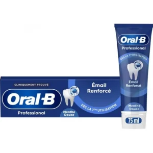 ORAL-B Dentifrice 75ml Professionnel Email renforcé, Menthe douce